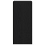 Zapatero de madera de roble negro 29,5x34x76 cm by , Shoe racks and shoe organizers - Ref: Foro24-861860, Price: 51,51 €, Dis...