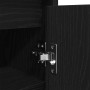 Zapatero de madera de roble negro 29,5x34x76 cm by , Shoe racks and shoe organizers - Ref: Foro24-861860, Price: 51,51 €, Dis...