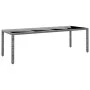 Garden dining set 11 pieces gray synthetic rattan by vidaXL, Garden sets - Ref: Foro24-3058579, Price: 878,18 €, Discount: %