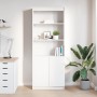Aparador alto madera de ingeniería blanco 70x35x180 cm by , Sideboards - Ref: Foro24-3328471, Price: 113,07 €, Discount: %