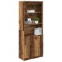Aparador alto madera maciza 70x35x180 cm Madera de ingeniería by , Sideboards - Ref: Foro24-3328478, Price: 110,67 €, Discoun...