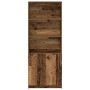 Aparador alto madera maciza 70x35x180 cm Madera de ingeniería by , Sideboards - Ref: Foro24-3328478, Price: 110,67 €, Discoun...