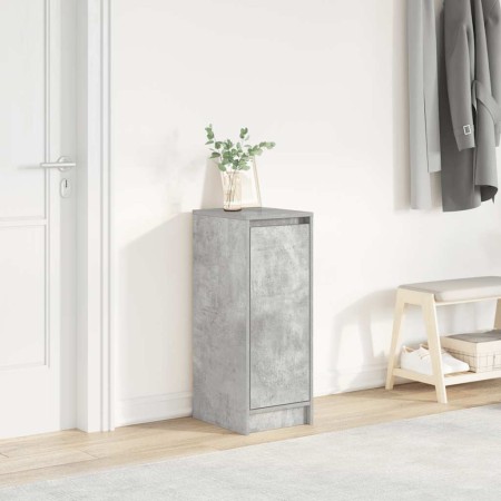 Zapatero gris hormigón 29,5x34x76 cm madera de ingeniería by , Shoe racks and shoe organizers - Ref: Foro24-861862, Price: 48...