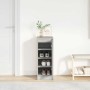 Zapatero gris hormigón 29,5x34x76 cm madera de ingeniería by , Shoe racks and shoe organizers - Ref: Foro24-861862, Price: 48...