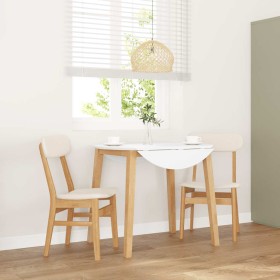 Sillas de comedor con cojines 2 uds madera maciza caucho von , Essstühle - Ref: Foro24-4102437, Preis: 154,88 €, Rabatt: %