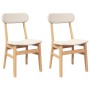 Sillas de comedor con cojines 2 uds madera maciza caucho von , Essstühle - Ref: Foro24-4102437, Preis: 154,88 €, Rabatt: %