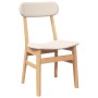 Sillas de comedor con cojines 2 uds madera maciza caucho von , Essstühle - Ref: Foro24-4102437, Preis: 154,88 €, Rabatt: %