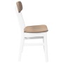 Sillas de comedor con cojines 2uds madera maciza blanco caucho by , dining chairs - Ref: Foro24-4102442, Price: 154,88 €, Dis...
