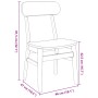 Sillas de comedor 2 unidades madera maciza de caucho blanco von , Essstühle - Ref: Foro24-4102440, Preis: 150,44 €, Rabatt: %