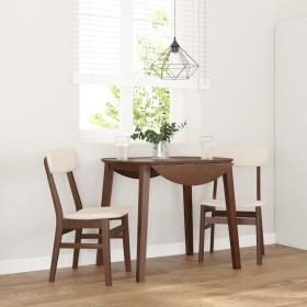 Sillas de comedor con cojines 2 uds madera maciza marrón caucho by , dining chairs - Ref: Foro24-4102435, Price: 152,57 €, Di...