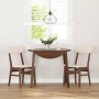Sillas de comedor con cojines 2 uds madera maciza marrón caucho von , Essstühle - Ref: Foro24-4102435, Preis: 154,88 €, Rabat...