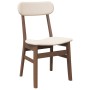 Sillas de comedor con cojines 2 uds madera maciza marrón caucho von , Essstühle - Ref: Foro24-4102435, Preis: 154,88 €, Rabat...