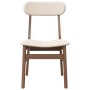 Sillas de comedor con cojines 2 uds madera maciza marrón caucho von , Essstühle - Ref: Foro24-4102435, Preis: 154,88 €, Rabat...