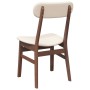 Sillas de comedor con cojines 2 uds madera maciza marrón caucho von , Essstühle - Ref: Foro24-4102435, Preis: 154,88 €, Rabat...