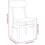 Sillas de comedor con cojines 2 uds madera maciza marrón caucho von , Essstühle - Ref: Foro24-4102435, Preis: 154,88 €, Rabat...