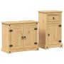 Juego de muebles de baño Corona 2 pzas madera maciza pino von , Badezimmermöbel - Ref: Foro24-3334632, Preis: 183,32 €, Rabat...