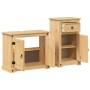 Juego de muebles de baño Corona 2 pzas madera maciza pino von , Badezimmermöbel - Ref: Foro24-3334632, Preis: 183,32 €, Rabat...