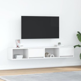 Muebles de TV 2 uds Blanco 80x31x25,5 cm Madera de ingeniería von , TV-Möbel - Ref: Foro24-861455, Preis: 73,94 €, Rabatt: %