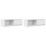 Muebles de TV 2 uds Blanco 80x31x25,5 cm Madera de ingeniería von , TV-Möbel - Ref: Foro24-861455, Preis: 73,94 €, Rabatt: %