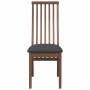 Sillas de comedor con cojines 2 uds madera maciza marrón caucho von , Essstühle - Ref: Foro24-4102454, Preis: 151,54 €, Rabat...