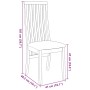 Sillas de comedor con cojines 2 uds madera maciza marrón caucho von , Essstühle - Ref: Foro24-4102454, Preis: 151,54 €, Rabat...