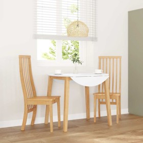 Sillas de comedor 2 unidades madera maciza de caucho by , dining chairs - Ref: Foro24-4102456, Price: 148,12 €, Discount: %