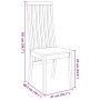 Sillas de comedor 2 unidades madera maciza de caucho von , Essstühle - Ref: Foro24-4102456, Preis: 150,43 €, Rabatt: %