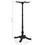 Pata de mesa de bistró negra 52x52x108 cm de hierro fundido by , Table legs - Ref: Foro24-325434, Price: 131,72 €, Discount: %