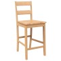 Taburetes de bar 2 uds madera maciza natural caucho von , Küchenhocker - Ref: Foro24-4102558, Preis: 136,94 €, Rabatt: %