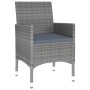 Garden dining set 3 pieces gray synthetic rattan by vidaXL, Garden sets - Ref: Foro24-3058459, Price: 178,52 €, Discount: %