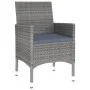 Garten-Essgruppe 3-teilig aus grauem synthetischem Rattan von vidaXL, Gartensets - Ref: Foro24-3058459, Preis: 179,19 €, Raba...