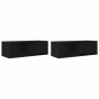 Muebles de TV 2 uds Roble Negro 80x31x25,5 cm Madera ingeniería von , TV-Möbel - Ref: Foro24-861457, Preis: 76,02 €, Rabatt: %