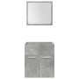 Juego muebles de baño 4 pzas madera contrachapada gris hormigón von , Badezimmermöbel - Ref: Foro24-3324901, Preis: 205,60 €,...