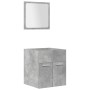 Juego muebles de baño 4 pzas madera contrachapada gris hormigón von , Badezimmermöbel - Ref: Foro24-3324901, Preis: 205,60 €,...