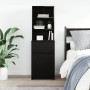 Mesilla de noche de madera de ingeniería negra 39x35x125 cm by , Nightstands - Ref: Foro24-861311, Price: 77,34 €, Discount: %