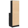 Mesilla de noche de madera de ingeniería negra 39x35x125 cm by , Nightstands - Ref: Foro24-861311, Price: 77,34 €, Discount: %