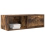Mueble de TV de roble ahumado 80x31x25,5cm Madera de ingeniería von , TV-Möbel - Ref: Foro24-861462, Preis: 44,37 €, Rabatt: %