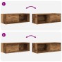 Muebles de TV 2 uds 80x31x25,5 cm Madera ingeniería envejecida von , TV-Möbel - Ref: Foro24-861469, Preis: 71,83 €, Rabatt: %