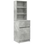 Mesilla de noche gris hormigón 39x35x125cm madera de ingeniería by , Nightstands - Ref: Foro24-861313, Price: 74,71 €, Discou...
