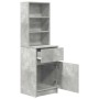 Mesilla de noche gris hormigón 39x35x125cm madera de ingeniería by , Nightstands - Ref: Foro24-861313, Price: 74,71 €, Discou...