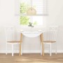 Sillas de comedor 2 unidades madera maciza de caucho blanco von , Essstühle - Ref: Foro24-4102414, Preis: 120,40 €, Rabatt: %