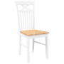 Sillas de comedor 2 unidades madera maciza de caucho blanco von , Essstühle - Ref: Foro24-4102414, Preis: 120,40 €, Rabatt: %