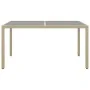 5-piece garden dining set made of synthetic rattan with beige glass top. by vidaXL, Garden sets - Ref: Foro24-3058420, Price:...
