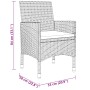 Garten Esstischgarnitur 5 Stück Kunststoff Rattan beige Glas von vidaXL, Gartensets - Ref: Foro24-3058420, Preis: 378,95 €, R...