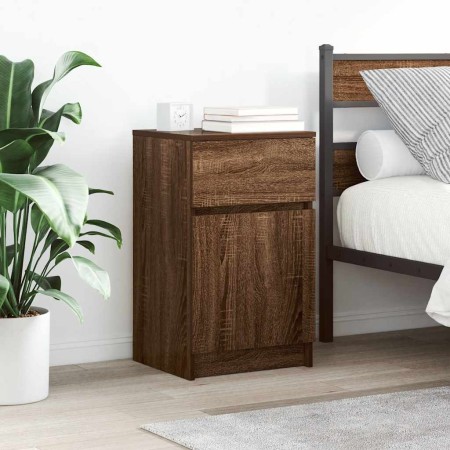 Mesitas de noche 2 uds madera roble marrón 39x35x65 cm von , Nachttische - Ref: Foro24-861332, Preis: 92,88 €, Rabatt: %