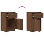 Mesitas de noche 2 uds madera roble marrón 39x35x65 cm von , Nachttische - Ref: Foro24-861332, Preis: 92,88 €, Rabatt: %