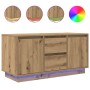 Mueble de TV con luces LED roble artesanal 100x41x50 cm von , TV-Möbel - Ref: Foro24-861417, Preis: 106,30 €, Rabatt: %