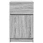 Mesitas de noche 2 uds madera contrachapada gris 39x35x65 cm by , Nightstands - Ref: Foro24-861330, Price: 88,06 €, Discount: %