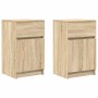 Mesitas noche 2 uds madera ingeniería roble Sonoma 39x35x65 cm von , Nachttische - Ref: Foro24-861324, Preis: 90,28 €, Rabatt: %