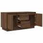 Mueble de TV con luces LED roble marrón 100x41x50 cm von , TV-Möbel - Ref: Foro24-861415, Preis: 120,01 €, Rabatt: %